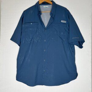 COLUMBIA PFG Tamiami Omni-Shade Short Sleeve Button Down